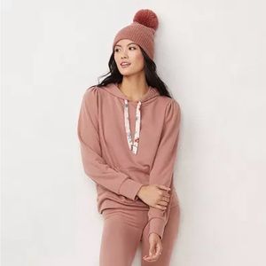 LC Lauren Conrad | Mauve Feminine Hoodie (L)